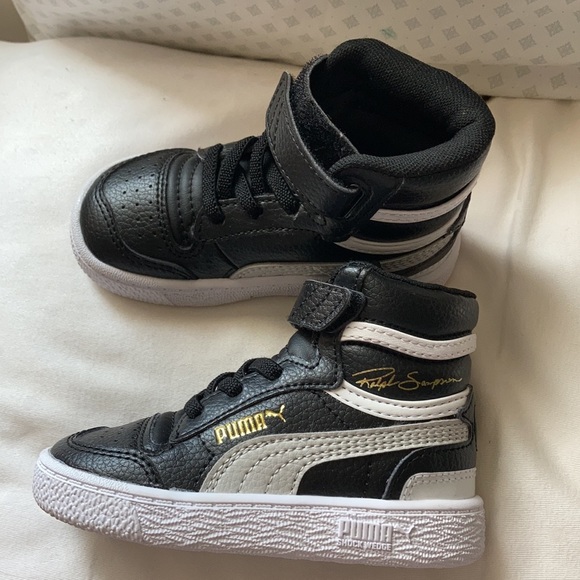 NEW Puma Ralph Sampson Mid Toddler Shoes - Picture 4 of 10